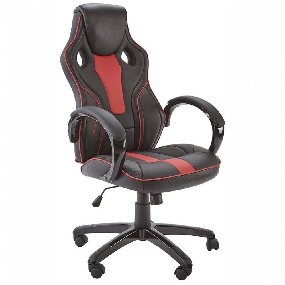 Кресло игровое компьютерное XRocker Maverick, регул. высоты, 100кг, Black-Red