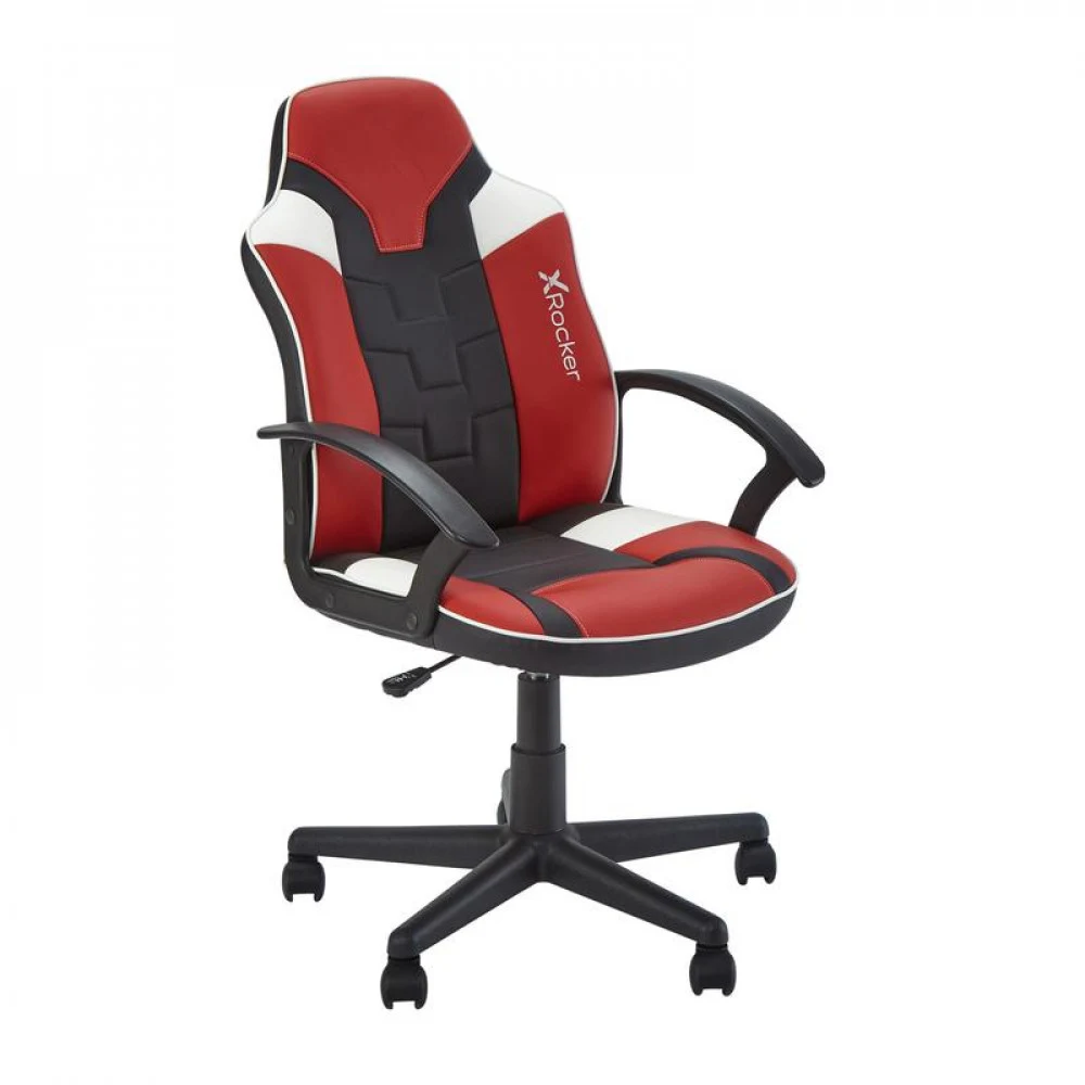 Кресло геймерское XRocker Saturn, регул. высоты, 100кг, Black-Red
