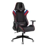 Кресло игровое Бюрократ VIKING 4 AERO белый/синий/красный искусст.кожа/ткань с подголов. крестовина пластик