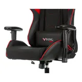 Кресло игровое Бюрократ VIKING 4 AERO белый/синий/красный искусст.кожа/ткань с подголов. крестовина пластик