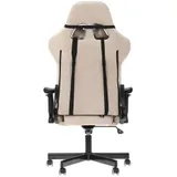 Кресло игровое Бюрократ VIKING KNIGHT Fabric песочный Light-21 с подголов. крестовина металл