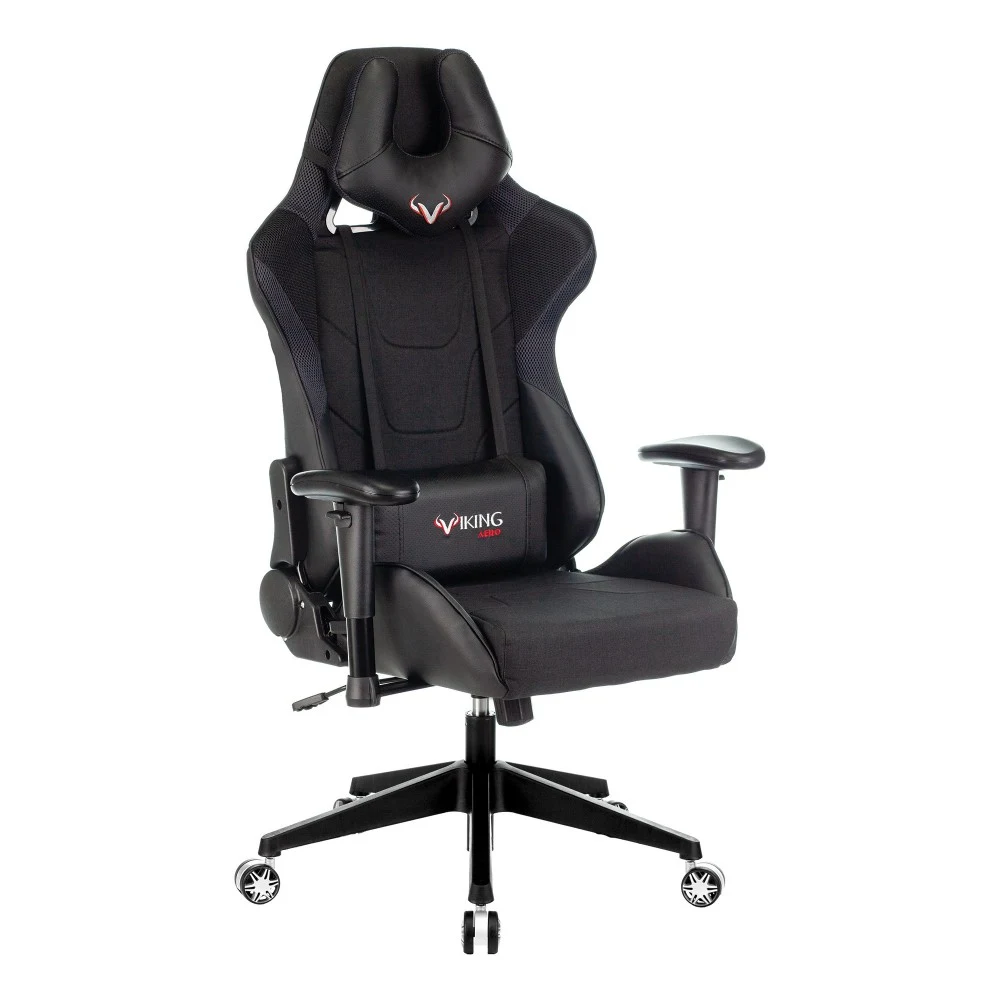 Кресло игровое Бюрократ VIKING 4 AERO Edition черный искусст.кожа/ткань с подголов. крестовина пластик