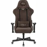 Кресло игровое Zombie VIKING KNIGHT Light-10 темно-коричневый. ткань с подгол. крестов. мет. (9401390000)