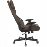Кресло игровое Zombie VIKING KNIGHT Light-10 темно-коричневый. ткань с подгол. крестов. мет. (9401390000)