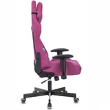 Кресло игровое Бюрократ VIKING KNIGHT Fabric малиновый Light-15 с подголов. крестовина металл