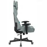 Кресло игровое Бюрократ VIKING KNIGHT Fabric серо-голубой Light-28 с подголов. крестовина металл