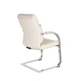 Кресло Бюрократ T-8010-LOW-V/IVORY на полозьях слоновая кость искусственная кожа