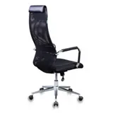 Кресло руководителя Бюрократ KB-9N/BLACK черный TW-01 TW-11 сетка крестовина хром