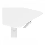 Стол для ноутбука Cactus VM-FDS102 столешница МДФ белый 80x60x122см (CS-FDS102WWT)