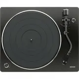 DENON Проигрыватель винила DP-450USB ЧЕРНЫЙ Проигрыватель пластинок со встроенным фонокорректором и USB-входом для оцифровки винила, пассиковый привод, алюминиевый тонарм, регулировка скорости 33 45