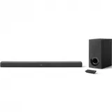 DENON Саундбар DHT-S416 ЧЕРНЫЙ 2.1-полосный саундбар с беспроводным сабвуфером, встроенный Google Chromecast, низкопрофильная конструкция и настенный монтаж, bluetooth. HDMI с каналом возврата аудио
