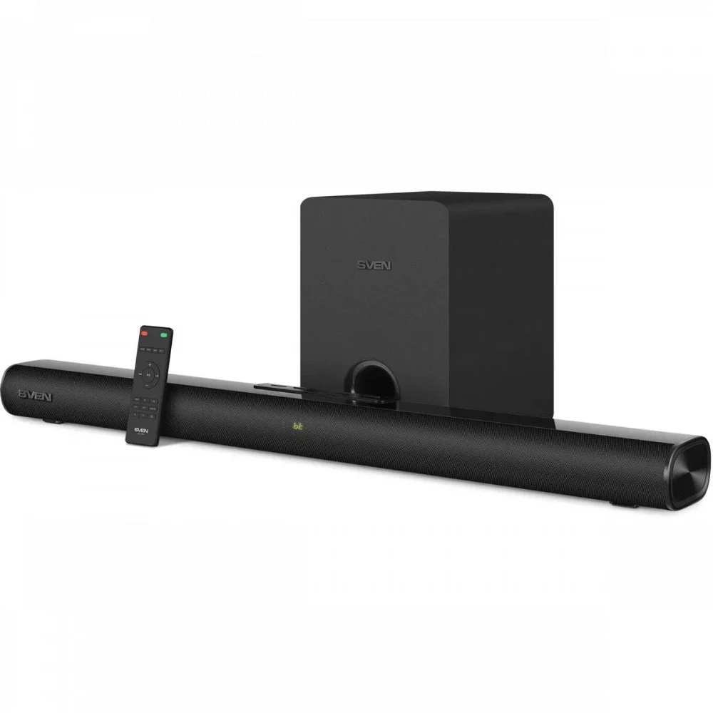 SVEN Саундбар SB-2150A, черный (180 Вт,USB,HDMI,ПДУ,Optical, Bluetooth,дисплей, беспроводной сабвуфер)