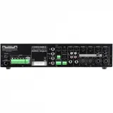 AUDAC Усилитель-микшер COM24MK2 Микшер-усилитель 240 Вт, 100-V/4 ом, 6 входных каналов, индивид. контроль уровня. 4 балансных микрофонных входа (XLR) с фантомным питанием (15 В), 2 приоритетных. Рег