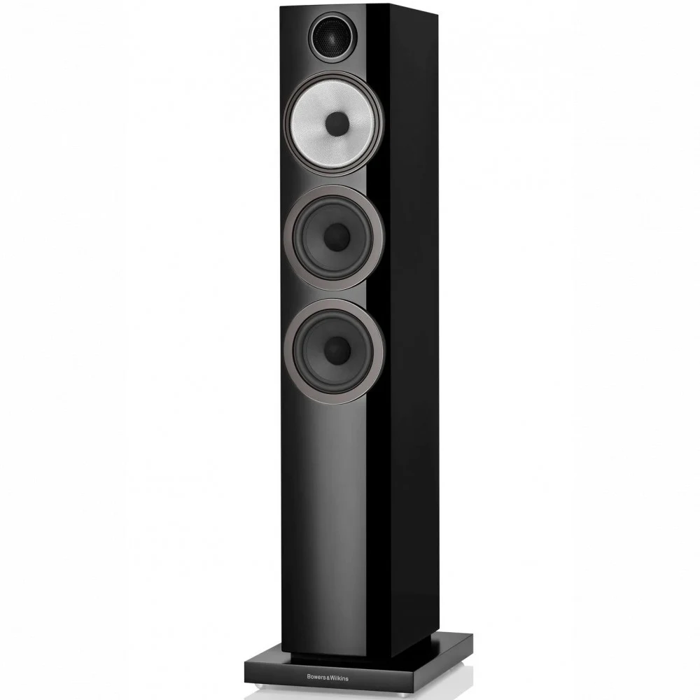 BOWERS & WILKINS Акустическая система 704 S3 Anniversary Edition ЧЕРНЫЙ (Пара) 3-полос. напольная АС с портом фазоинвертора Flowport , Диапазон частот 43Гц - 33кГц, Чувствительность 88дБ, Сопротивле