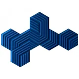 Acoustic Treatment Foam, Wave Panels Elgato, Starter Set, [10AAL9901],blue