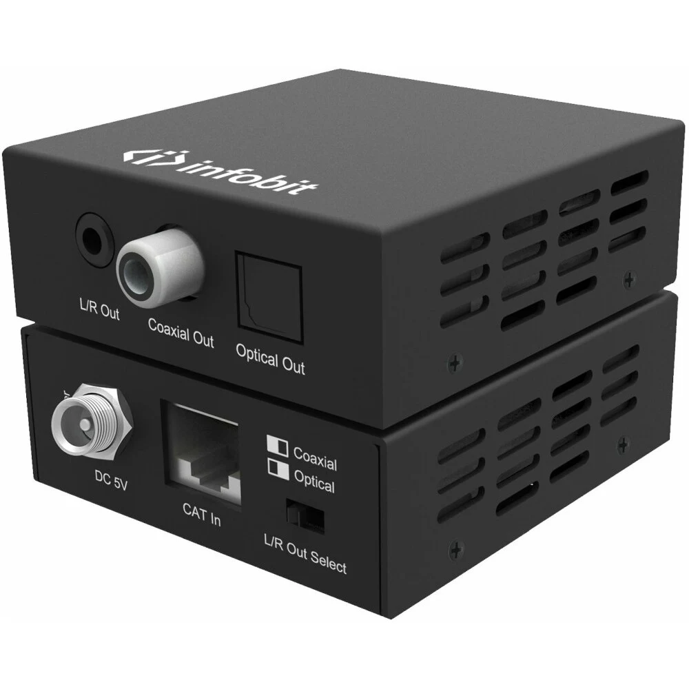 Удлинитель аудио сигнала Infobit iTrans EA300 Audio Extender over CAT cable, 300m iTrans EA300