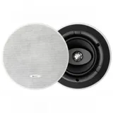 KEF Акустическая система Ci200QR БЕЛЫЙ EAN:637203207488 Встраиваемая акустическая система, круглая, мощность: 150 Вт, диапазон частот: 35 Гц - 34 кГц (± 6 дБ), чувствительность: 90 дБ, сопротивление