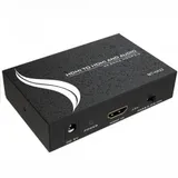 MAXON Деэмбеддер звука MT-HA22 Преобразователь, поддерживающий 1 вход HDMI, на выходе 1 аудио HDMI + Линейный выход RCA SPDIF+ R/L. Это обеспечивает возможность подключить аудио отдельно по аналогов