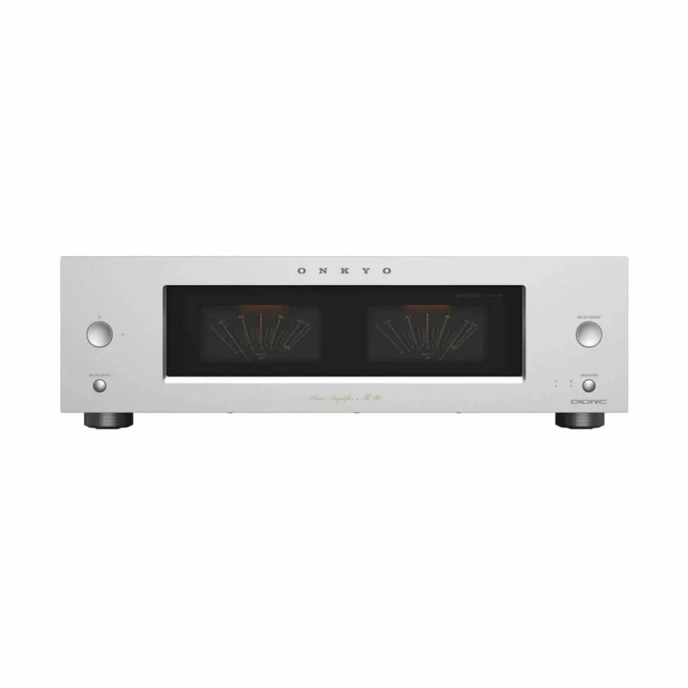 Onkyo Icon Series M-80 Stereo Power Amplifier, Silver