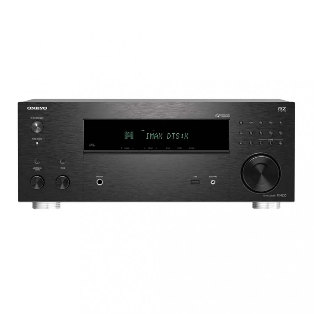 Onkyo TX-RZ30 9.2 -Channel AV Receiver, 170 W/Ch / 6ohms, Dirac Live, THX® Certified, DTS:X, 8K/4K Ultra HD, Works with Sonos, Black