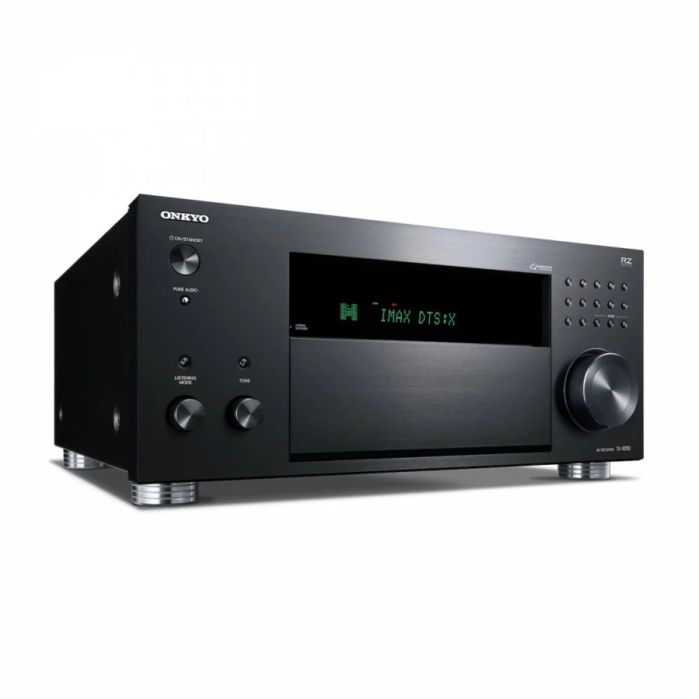 Onkyo TX-RZ50 9.2 -Channel AV Receiver, 180 W/Ch / 6 ohms, Dirac Live, THX® Certified, DTS:X, 8K/4K Ultra HD, Works with Sonos, Black