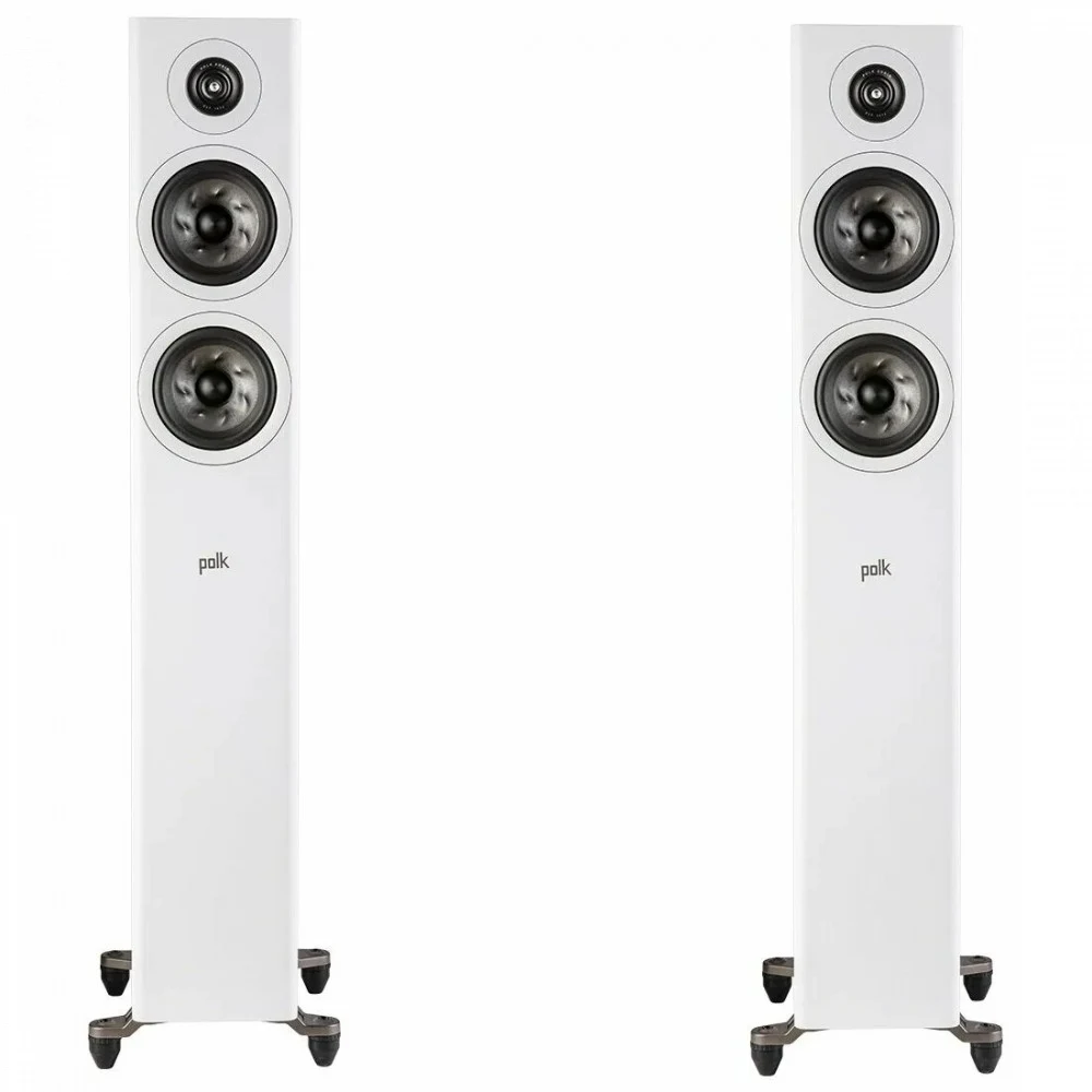 POLK AUDIO Акустическая система Reserve R500 БЕЛЫЙ (Пара) Напольная АС, динамиков - 3, полос - 2, чувствительность 87 дБ, импеданс 4 Ом, макс мощность усилителя 200 Вт (на канал, мин. — 25 Вт), Общи