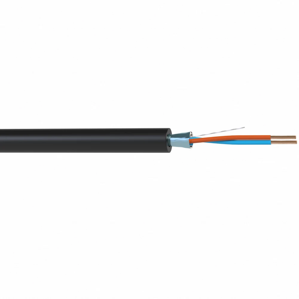 Кабель балансный микрофонный Wize [WMC24100P] 100 м, 24 AWG, 0.22 мм2, диаметр 3.8 мм, экран, медь 7 x 0.20 мм, черный, бухта
