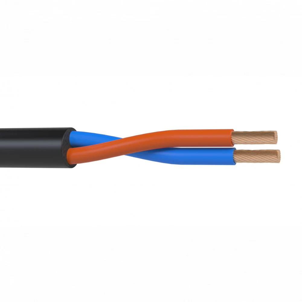 WSC13200CCA - Кабель акустический Wize WSC13200CCA 200 м, 13 AWG ССА, 2.5 мм2, диаметр 9.8мм, омедненный алюминий 49 x 0.25 мм, черный, бухта