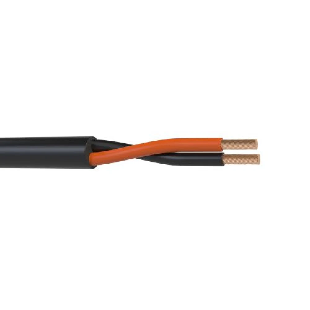 WSC14100FL - Кабель акустический Wize WSC14100FL 100 м, 14 AWG FRNC/LSZH, 2.5 мм2, диаметр 8мм, медь 48 x 0,25 мм, черный, бухта