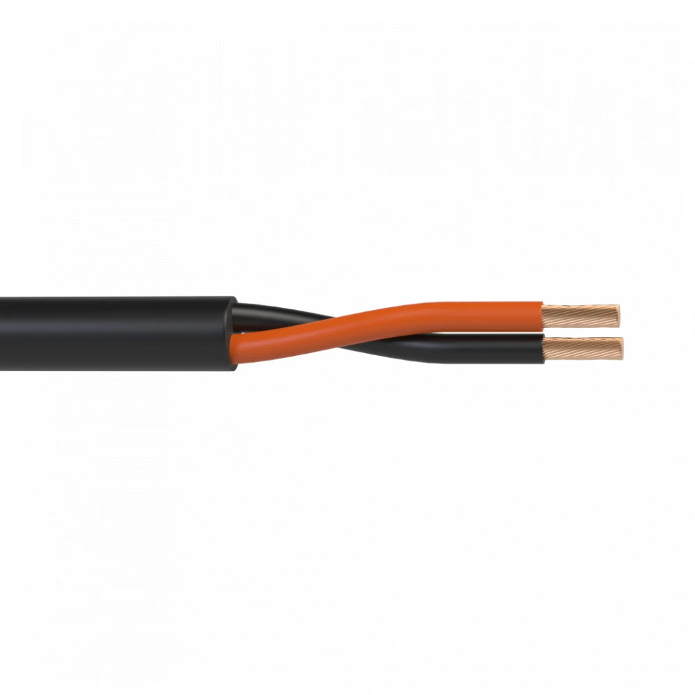 WSC14200HF - Кабель акустический Wize WSC14200HF 200 м, 14 AWG HighFlex, 2.5 мм2, диаметр 8.5мм, медь 84 x 0,2 мм, черный, бухта