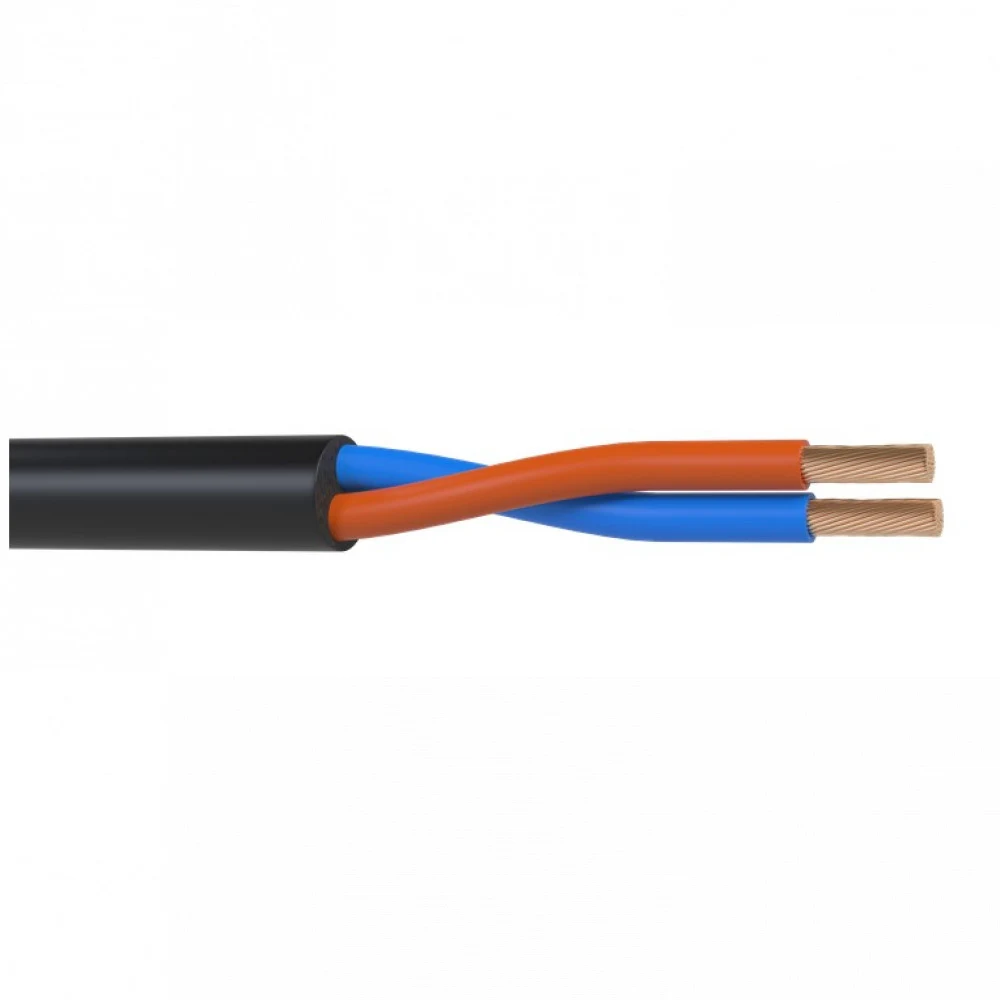 WSC16100CCA - Кабель акустический Wize WSC16100CCA 100 м, 16 AWG ССА, 1.5 мм2, диаметр 8мм, омедненный алюминий, 30 x 0.25 мм, черный, бухта