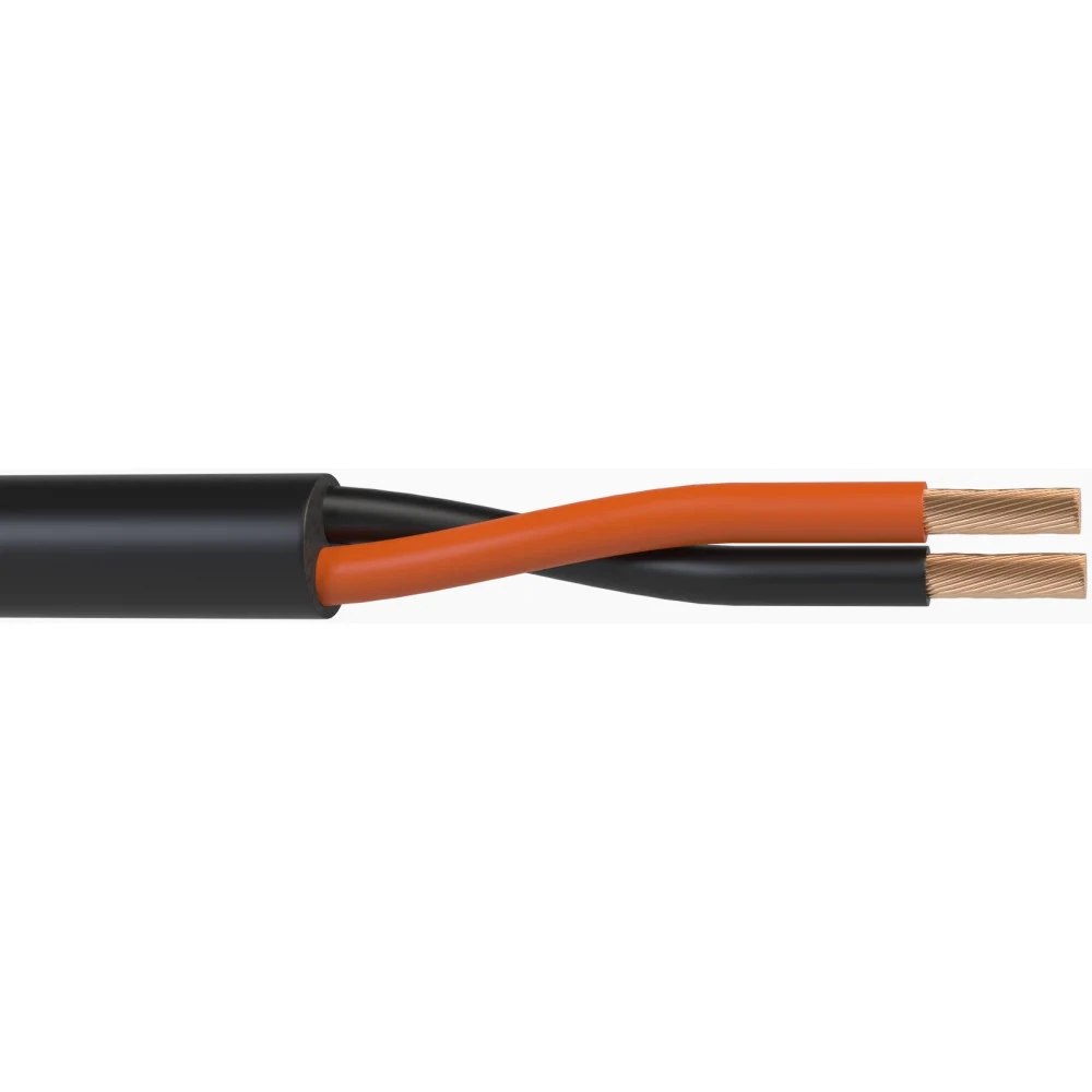 WSC16200FL - Кабель акустический Wize WSC16200FL 200 м, 16 AWG FRNC/LSZH, 1.5 мм2, диаметр 7мм, медь 28 x 0,25 мм, черный, бухта