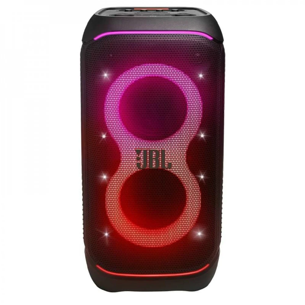 JBL PartyBox Stage 320 Портативная акустика (1.0 2 x 120 Вт, Bluetooth, AUX, USB, 6.3 мм jack , RGB подсветка, IPX4, JBLPBSTAGE320UK)