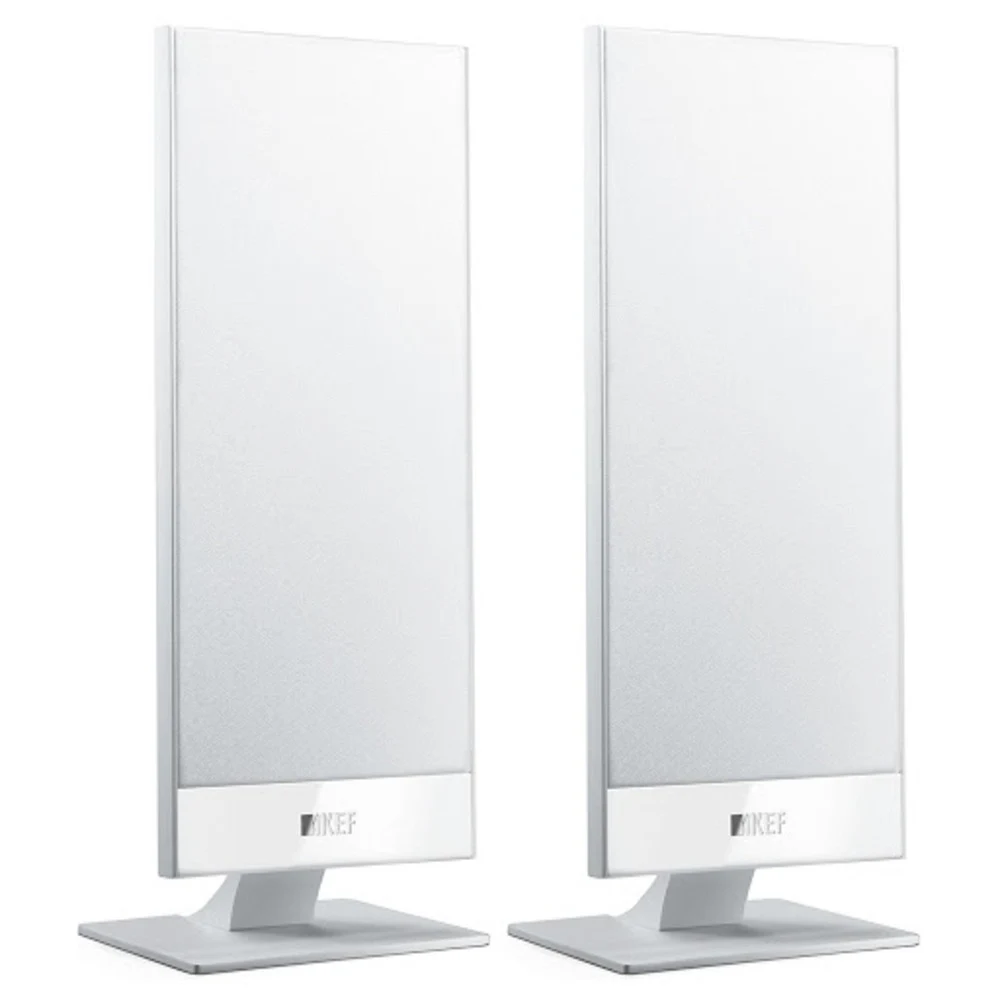 KEF Акустическая система T101 БЕЛЫЙ (Пара) Узкопроффильная 2-полосная АС. Диапазон частот: 80 Гц – 30 кГц. Мощность 10 – 100 Вт. Чувствительность 88 дБ. Сопротивление: 8 Ом. Габариты (ВхШхГ) 330x140