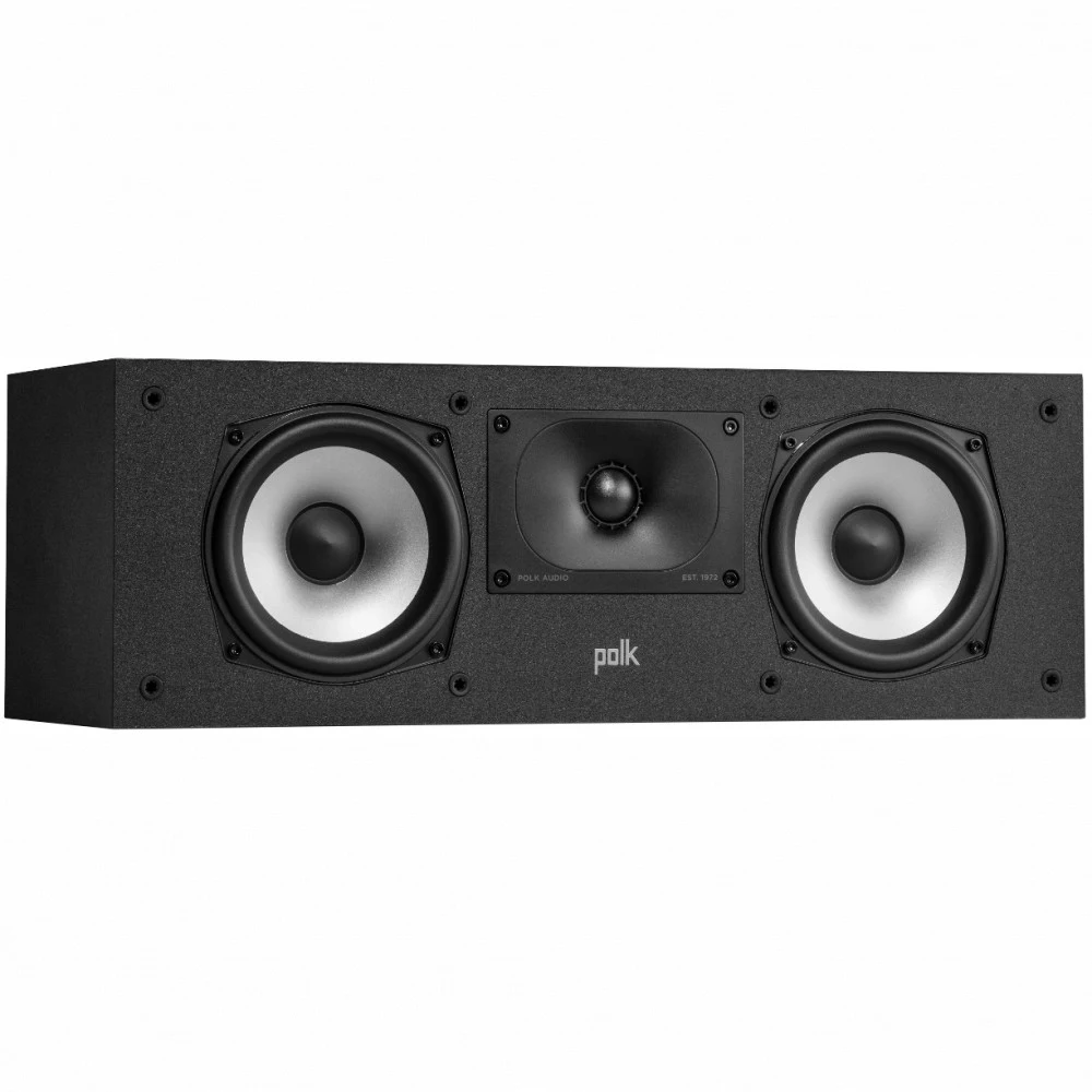 POLK AUDIO Акустическая система MXT30c ЧЕРНЫЙ АС центр.канала, мощность от 30 до 200 Вт, частотный диапазон 55-40 000 Гц, Чувствительность 89 дБ, Частота среза кроссовера 2500 Гц, сертификация Hi-Re
