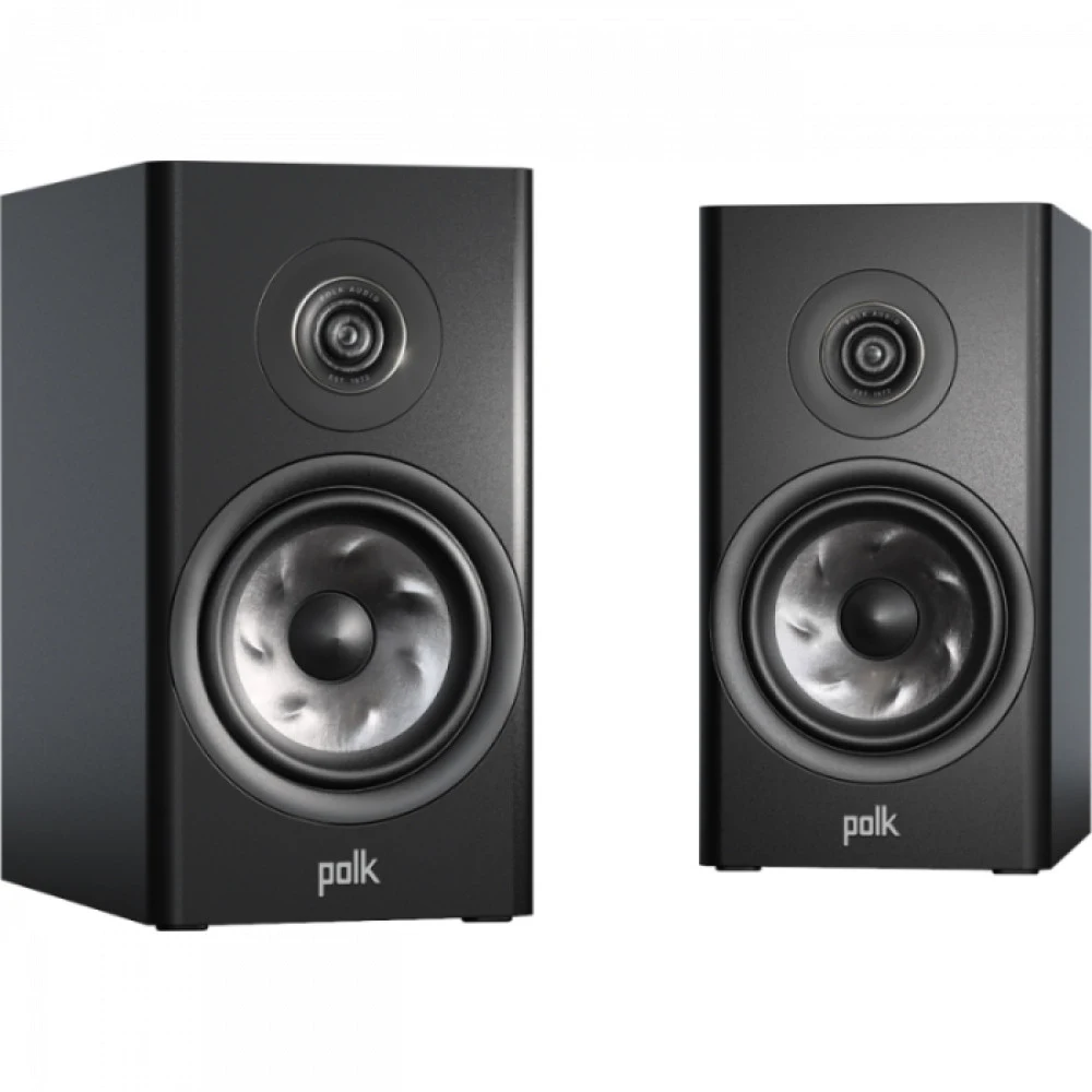 POLK AUDIO Акустическая система Reserve R200 ЧЕРНЫЙ (Пара) 2-полосная полочная АС, эксклюзивная технология глубоких басов X-Port, мощность 30Вт - 200Вт, диапазон частот 51Гц - 38кГц, сопротивление 4