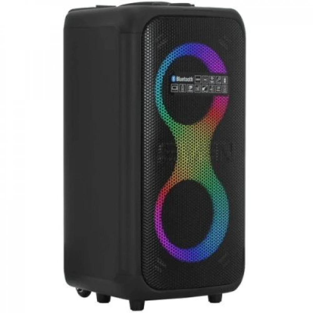 SVEN PS-1000, черный, акустическая система 2.0, мощность 2x80 Вт (RMS), Bluetooth, TWS, FM, USB, LED-дисплей, встроенный аккумулятор
