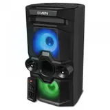 SVEN PS-655, черный, акустическая система (50W, TWS, Bluetooth, FM, USB, microSD, LED-display, RC, 2