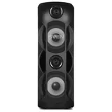 SVEN PS-720 2.0 Мобильные колонки чёрные (2x40W, mini Jack, USB, Bluetooth, FM, micro SD, LED-дисплей, ПДУ, USB Type-C, 2 x 4400 мA, LED подсветка)