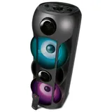 SVEN PS-720 2.0 Мобильные колонки чёрные (2x40W, mini Jack, USB, Bluetooth, FM, micro SD, LED-дисплей, ПДУ, USB Type-C, 2 x 4400 мA, LED подсветка)