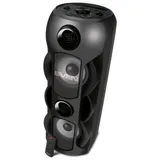 SVEN PS-720 2.0 Мобильные колонки чёрные (2x40W, mini Jack, USB, Bluetooth, FM, micro SD, LED-дисплей, ПДУ, USB Type-C, 2 x 4400 мA, LED подсветка)