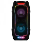 SVEN PS-730 2.0 Мобильные колонки чёрные (2x50W, mini Jack, USB, Bluetooth, FM, micro SD, NFC, LED-дисплей, ПДУ, 4400 мA, LED подсветка)