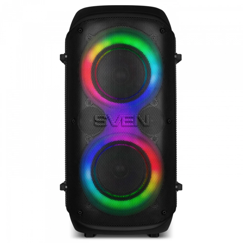 Колонки Sven PS-800 (2.0) - Black, 100ВТ(2х40) RMS, 45Hz-22kHz, microSD, USB, BT, FM