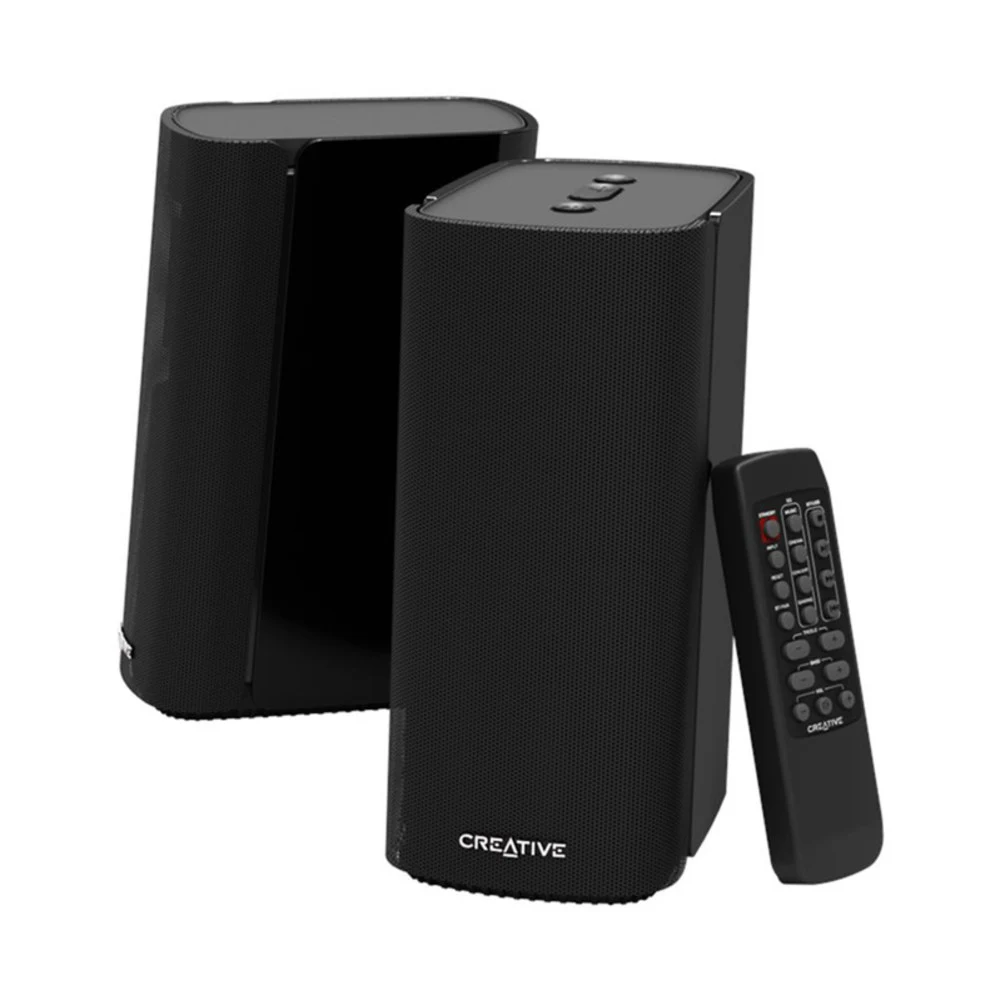 Колонки Creative T100 2.0 черный 40Вт BT
