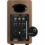 Колонки Edifier A200T, Walnut, 130Вт, 46Hz-20kHz, BT, AUX