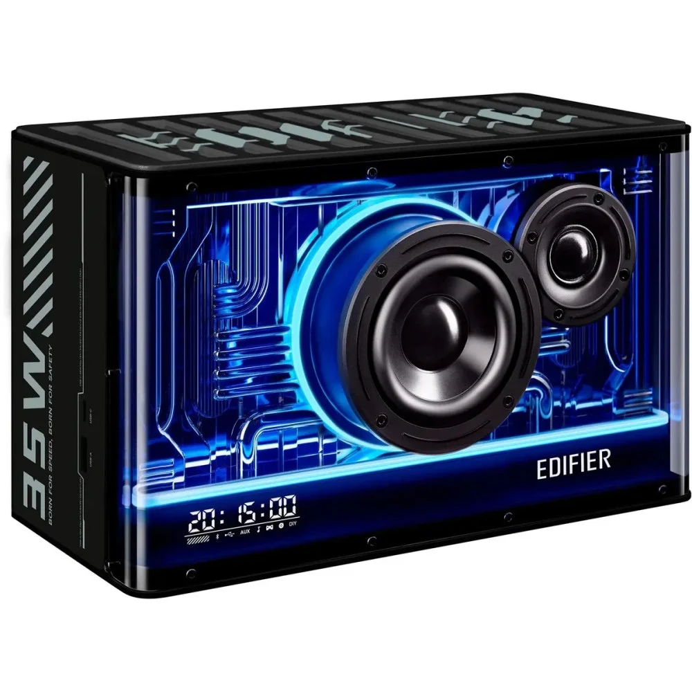 Колонка Bluetooth Edifier QD35 Black &lt RMS 25+15Вт, AUX, USB-A, Bluetooth&gt