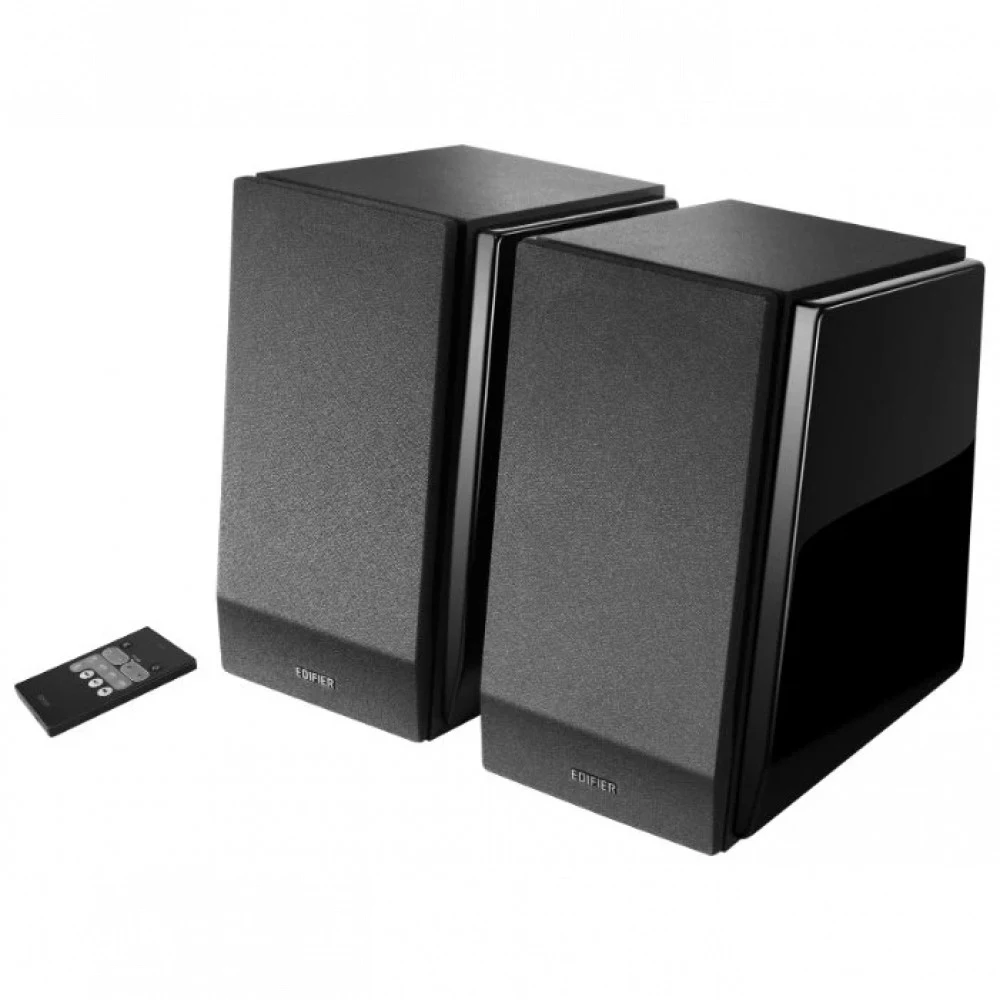 Колонки Edifier R1850DB (2.0), Glossy Black, 70Вт (2х35), 60Hz-20kHz, 2xRCA, BT, Optical
