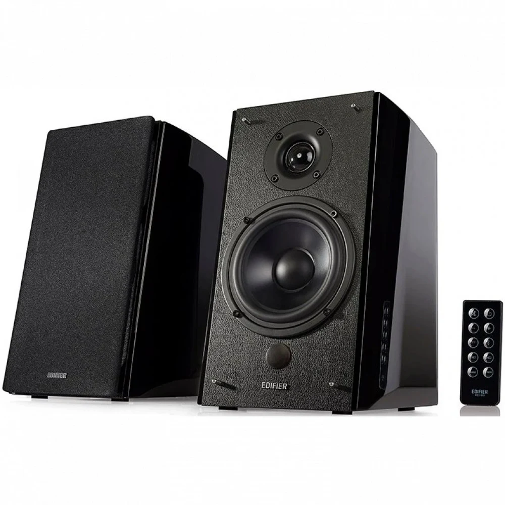 Колонки Edifier R2000DB (2.0), Black, 120Вт (2х24+2х36), 50Hz-20kHz, 2хRCA, BT, Optical