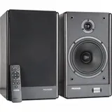Акустическая система , Microlab, SOLO26, 2.0, 66Вт, Optical, Coaxial, AUX вход 380 mV, Беспроводной пульт ДУ, Возможность подключения к двум источникам звука одновременно, Чёрный