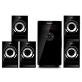 Колонки Sven HT-201 (5.1) - Black, 80Вт (5х12+20) RMS, 125Hz-22kHz, BT, SD, LCD, USB, FM